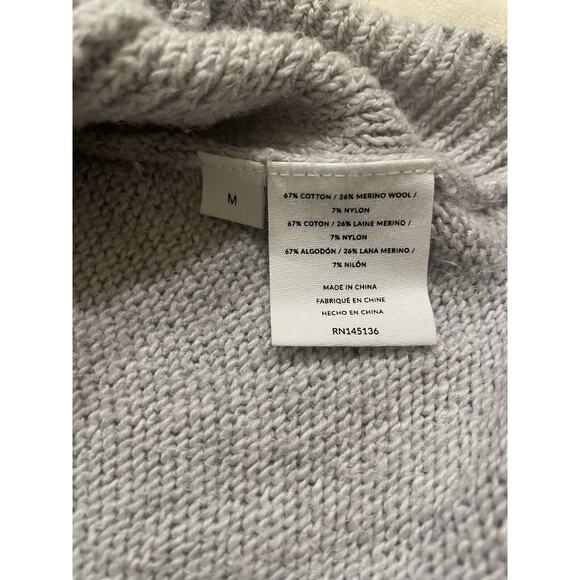 NAADAM Women's Natural Cotton-blend Gray Sweater Medium - Picture 6 of 7